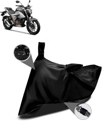 AutoGalaxy Waterproof Two Wheeler Cover for Suzuki(Gixxer 250, Black)