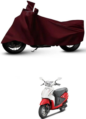 ZEDTEEK Waterproof Two Wheeler Cover for Hero(Pleasure, Maroon)