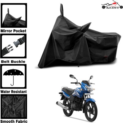 KEDIT Two Wheeler Cover for TVS(Star City, Black)