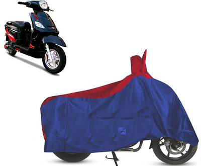 EGAL Waterproof Two Wheeler Cover for Hero(Electric NYX HS500 ER BS6, Red)