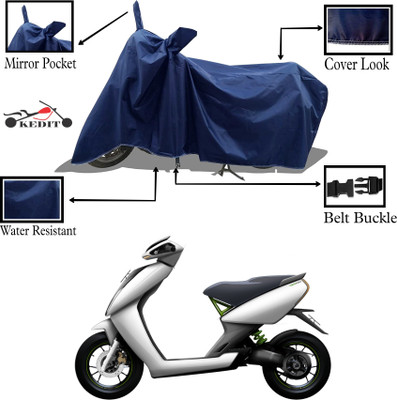 KEDIT Two Wheeler Cover for Ather(Blue)