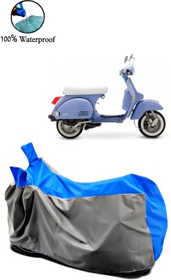 Autofly Waterproof Two Wheeler Cover for LML(Star Euro, Grey, Blue)