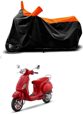 VESMEI Two Wheeler Cover for TVS(Victor, Orange)