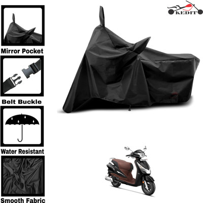 KEDIT Two Wheeler Cover for Universal For Bike(Black)
