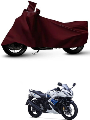 ZEDTEEK Waterproof Two Wheeler Cover for Universal For Bike(YZF R25, Maroon)