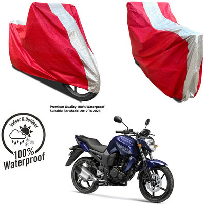 AutoGalaxy Waterproof Two Wheeler Cover for Hero(Electric Atria, Silver, Red)