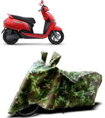 BOGYMON Waterproof Two Wheeler Cover for TVS(iQube, Green)
