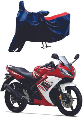 OliverX Waterproof Two Wheeler Cover for Yamaha(R15S BS6, Red, Blue)