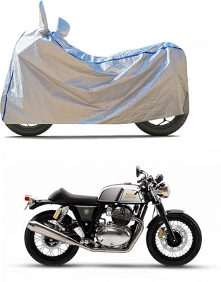 CODOKI Waterproof Two Wheeler Cover for Royal Enfield(Continental GT 650, Silver)