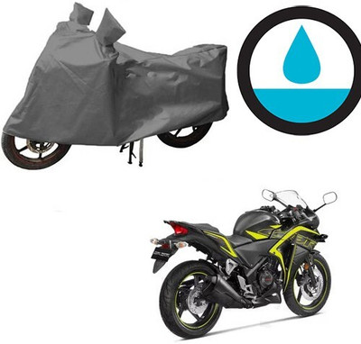 DeepShakshi AUTOMOTIVE Waterproof Two Wheeler Cover for Honda(CBR 250R, Grey)