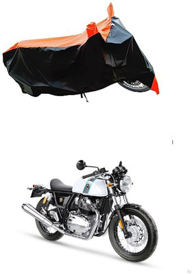VESMEI Two Wheeler Cover for Royal Enfield(Continental GT 650, Orange)
