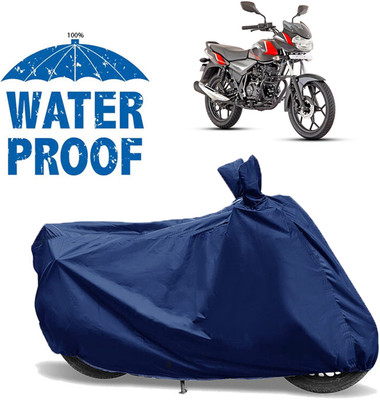 AutoGalaxy Waterproof Two Wheeler Cover for Bajaj(Discover 110, Blue)
