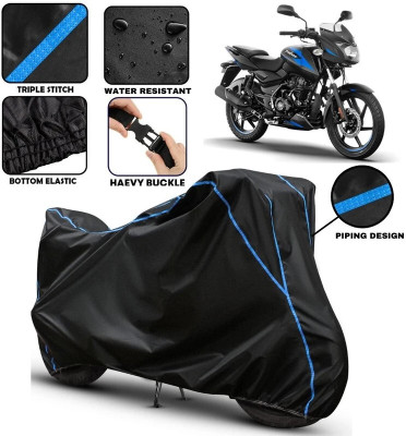 AutoGalaxy Waterproof Two Wheeler Cover for Bajaj(Pulsar 125, Black)