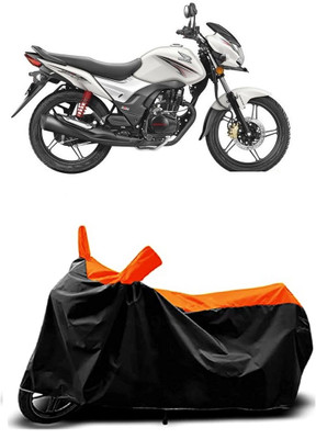 VESMEI Two Wheeler Cover for Honda(CB Shine SP, Orange)
