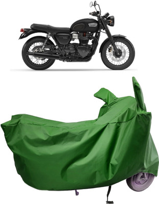 Amexride Two Wheeler Cover for Triumph(Bonneville T100, Maroon)
