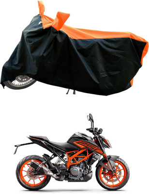 DeepShakshi AUTOMOTIVE Waterproof Two Wheeler Cover for KTM(250 Duke BS6, Orange)