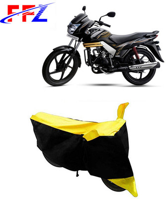 FFZ Waterproof Two Wheeler Cover for Mahindra(Centuro, Black, Yellow)