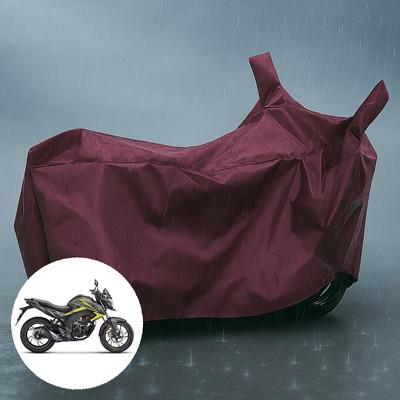 PAGORA Waterproof Two Wheeler Cover for Honda(CB Hornet 160R, Maroon)