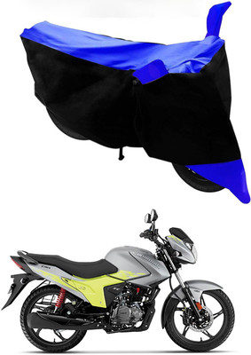Mdstar Waterproof Two Wheeler Cover for Hero(Glamour Blaze, Blue, Black)