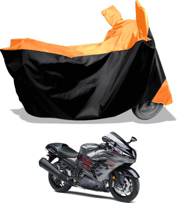 Amexride Two Wheeler Cover for Kawasaki(Ninja ZX-14R, Multicolor)