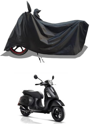 AASHTIK MART Two Wheeler Cover for Vespa(Notte 125, Black)