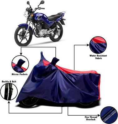 XOCAVO Two Wheeler Cover for Yamaha(YBR 125, Red, Blue)