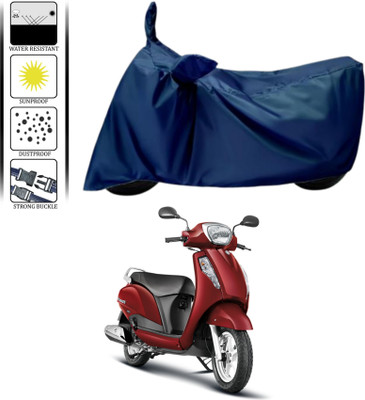 DeepShakshi AUTOMOTIVE Waterproof Two Wheeler Cover for Suzuki(New Access 125, Blue)