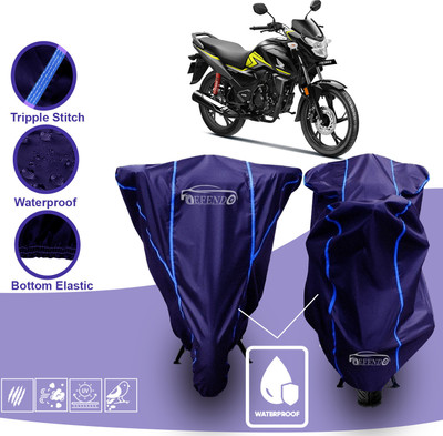 Defendo Waterproof Two Wheeler Cover for Honda(SP 125, Blue)