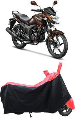 KEDIT Two Wheeler Cover for Hero(Hunk, Red, Black)