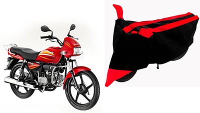 Sheen Waterproof Two Wheeler Cover for Hero(Super Splendor, Red, Black)