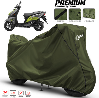 xodi Two Wheeler Cover for Suzuki(Avenis 125, Green, Black)
