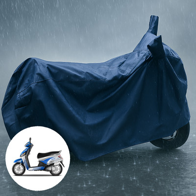 PAGORA Waterproof Two Wheeler Cover for Mahindra(Gusto Electric, Blue, Blue)