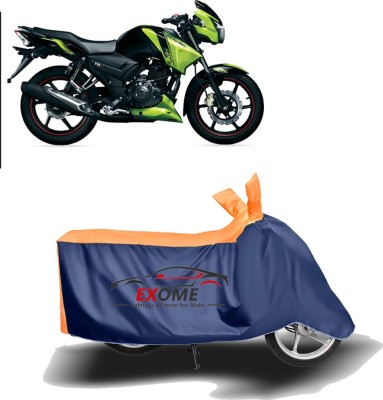 EXOME Two Wheeler Cover for TVS(Apache RTR 180, Orange)