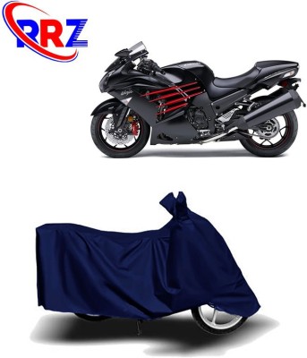 RRZ Two Wheeler Cover for Kawasaki(Ninja ZX-14R, Blue)