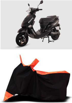 VESMEI Two Wheeler Cover for Hero(Electric Photon BS6, Orange)