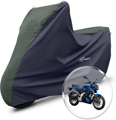 Neodrift Two Wheeler Cover for Bajaj(Pulsar N160, Green, Black)