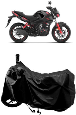 MMSSTAR Waterproof Two Wheeler Cover for Hero(Motocorp Xtreme 160 R, Black)
