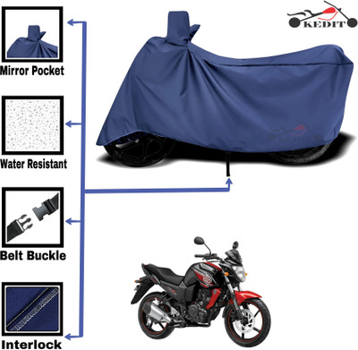 AASHTIK MART Two Wheeler Cover for Yamaha(FZ-S, Blue)