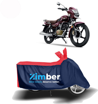 APNEK Two Wheeler Cover for TVS(Radeon, Red, Blue)
