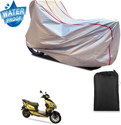 PAGORA Waterproof Two Wheeler Cover for Okinawa(Silver)
