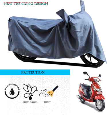 ANTHUB Waterproof Two Wheeler Cover for Mahindra(Duro 125, Grey)