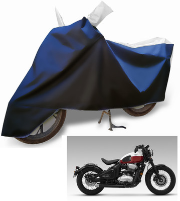 Euro Care Waterproof Two Wheeler Cover for JAWA(Bobber 350, Silver)