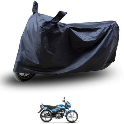 KEDIT Two Wheeler Cover for Hero(HF Deluxe, Black)