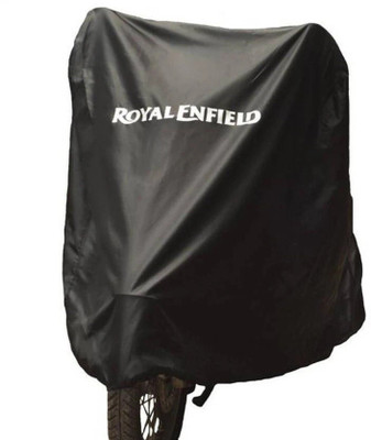 whitefox Two Wheeler Cover for Royal Enfield(Battle Green, Black)