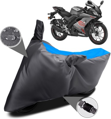 MWBB Two Wheeler Cover for Yamaha(R15 V3, Blue)