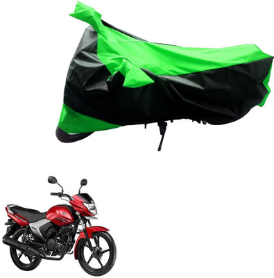 Mdstar Waterproof Two Wheeler Cover for Honda(CBF, Black, Green)