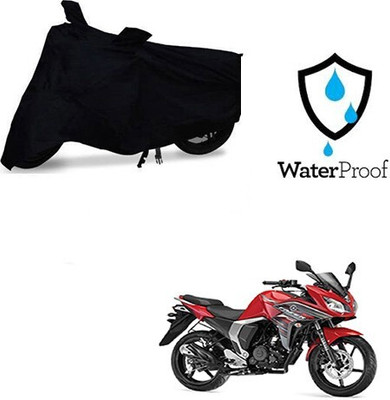 Mdstar Waterproof Two Wheeler Cover for Yamaha(Fazer, Black)