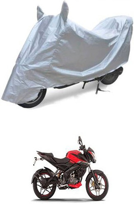 THE REAL ARV Waterproof Two Wheeler Cover for Bajaj(Silver)