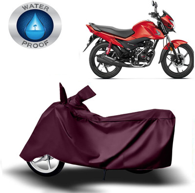 ROYAL AUTO MART Two Wheeler Cover for Honda(Livo, Maroon)