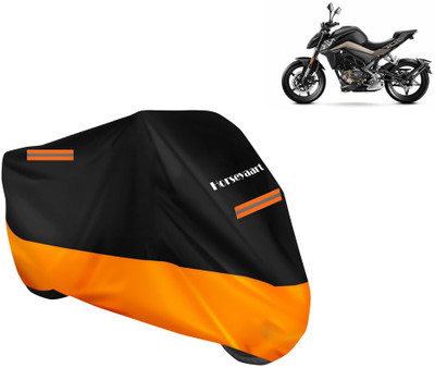 Horseyaart Waterproof Two Wheeler Cover for CFMoto(300NK, Orange)